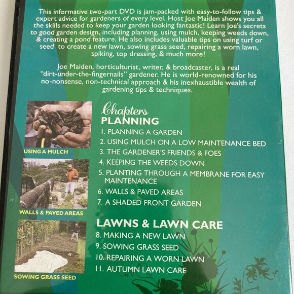 Green Thumb Guide Garden Maintenance DVD Video Weeds Lawn Grass Walls Pavers - Picture 5 of 6